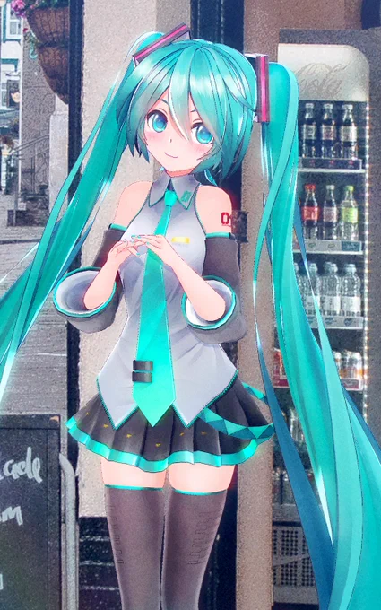 ちょっと休憩したいミクさん#初音ミク 