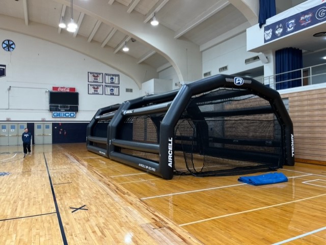 inmotionair's tweet photo. Georgetown University has converted to AIR. 
Hoya Baseball will be taking their needed reps inside their new AIRCELL Batting Cage. @GtownBaseball
https://t.co/C8tUw9qjlA
 #battingcage #aircell #omahabound https://t.co/VWZBXFiDrO