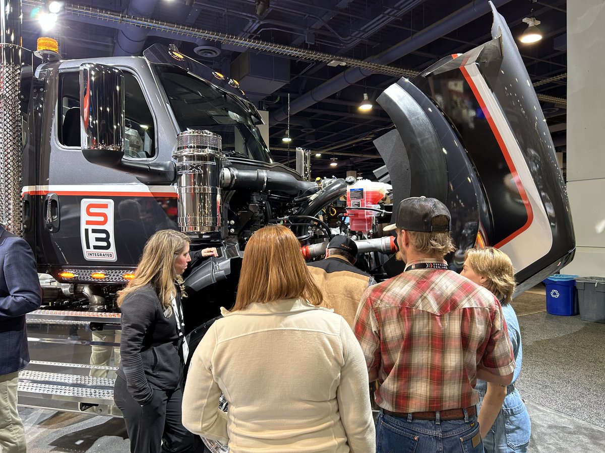 IntnlTrucks's tweet photo. We’re here at #CONEXPO and we're so excited to announce the International® S13 Integrated Powertrain for the HX® Series! Come by booth #S611071 to learn how we’re shifting what’s possible at the jobsite. Check out our launch video here: https://t.co/ifUSCLxgtK #ShiftWhatsPossible https://t.co/3MRe14RQnN