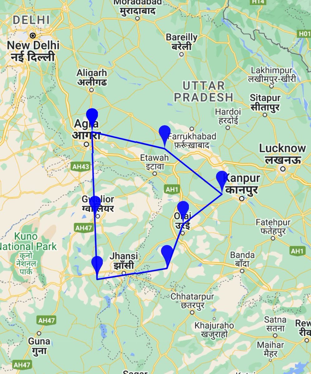 goutam_2010's tweet image. Window period: 2023-03-21 02:30- 2023-04-25 16:25

Purpose: Air Exercise

#Areawarning #Agra #Kanpur #Jhansi #UttarPradesh #India