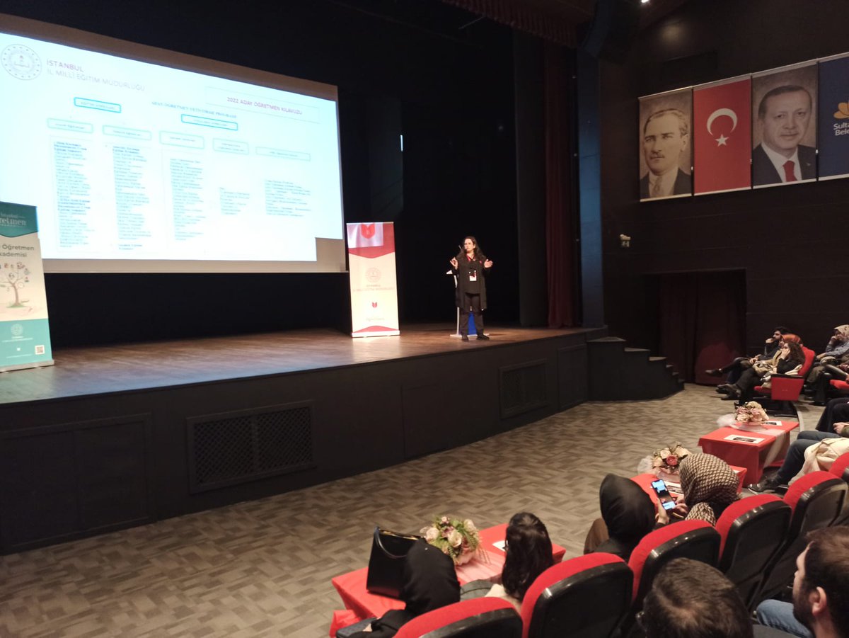 📢İstanbul Öğretmen Akademileri "İlçe Buluşmaları" kapsamında Aday Öğretmen Akademisi olarak Sultanbeyli İlçemizdeki Aday Öğretmenlerimize yönelik süreç ile ilgili bilgilendirme seminerimizi gerçekleştirdik.

<a href="/tcmeb/">Millî Eğitim Bakanlığı</a> <a href="/prof_mahmutozer/">Mahmut Özer</a> <a href="/memleventyazici/">Levent Yazıcı</a>
<a href="/istanbulilmem/">İstanbul İl Millî Eğitim Müdürlüğü</a> <a href="/Ist_Akademiler/">İstanbul Öğretmen Akademileri</a>