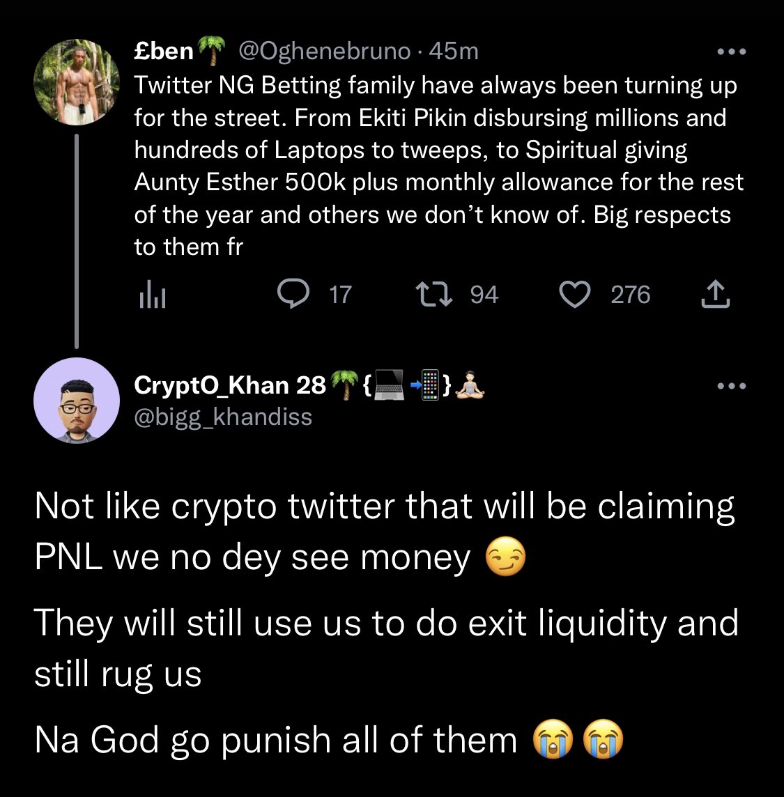 CryptoPlays_'s tweet photo. Stray Bullet don meet CRYPTO TWITTER 😂 https://t.co/7kP0HRvwbQ