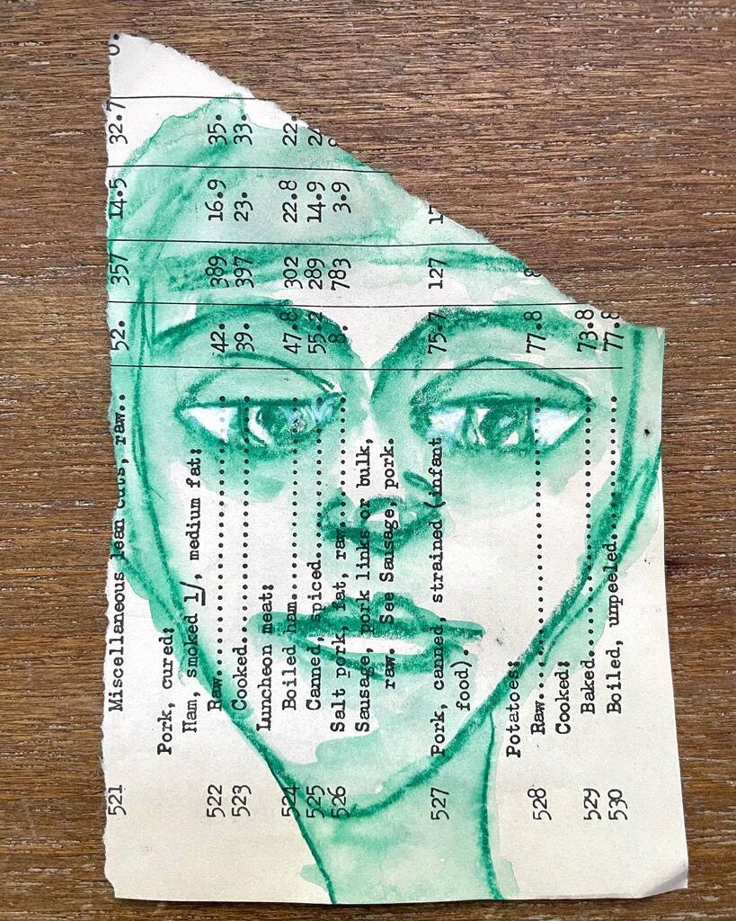 CraftyHope's tweet photo. Day 21 of #making100faces for #the100dayproject
A little #neocolorii on a book scrap. It was hurried and just what I needed to try to warm up my creativity today.
#100dayproject #the100dayproject2023 #makingfaces #facedoodle #watercolorcrayons #scrap… https://t.co/0ZQVFGufHC https://t.co/BufZuRUpjc