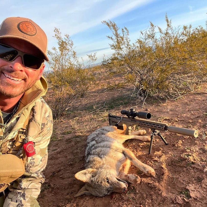 DeserttechHQ's tweet photo. Cleaning up with the SRS M2 from: @brandonneil.rbo Old warrior 🐺

#deserttech #tomorrowsweapons #srsm2 #hunting #unrivaledperformance #bullpup https://t.co/3WQzlceM7s
