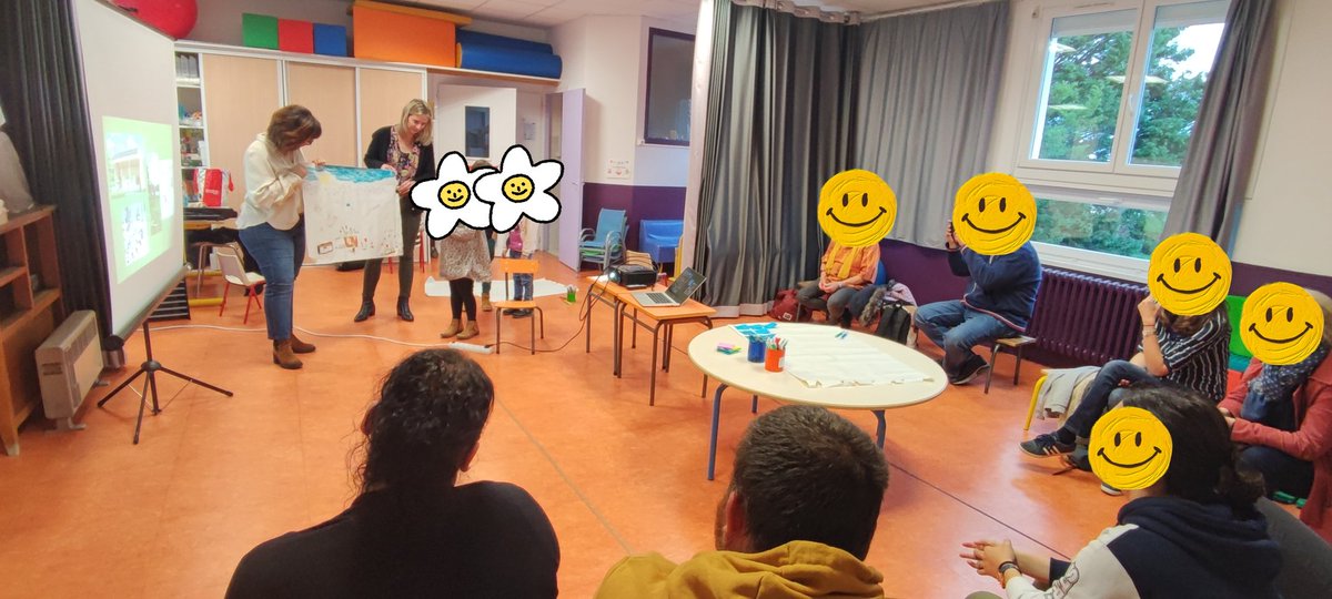 BonneauMaud's tweet photo. Concertation #NotreEcole à l'école primaire de St Maigrin Projet #ClasseDuDehors Les élèves de GS et CP présentent leurs idées et envies pour leur jardin d'école devant les familles et élus présents 👏 @acpoitiers @DSDEN17 @CARDIE_Poitiers @Frederic_Marot @JbMassicot @AManusset https://t.co/YVLH0Roul6