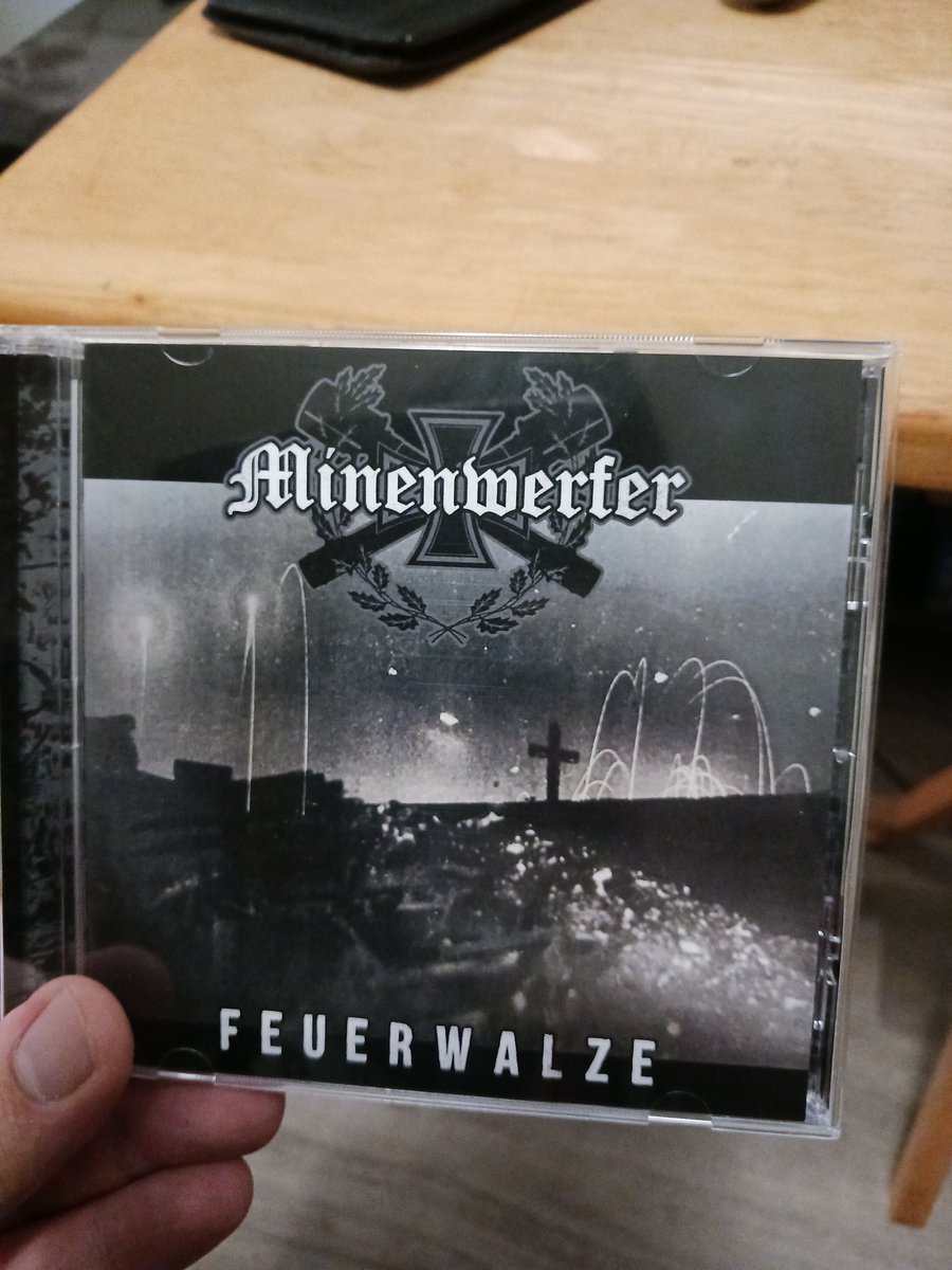 tysintheice's tweet photo. Mail day is best day.
My Minenwerfer - Feuerwalze CD arrived today. 🤘🤘 https://t.co/iZ00ufAsRh