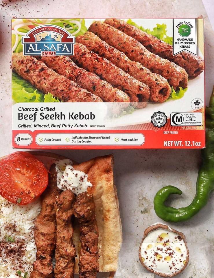 AlSafaFoods's tweet photo. Charcoal Grilled and packed with flavour!! Alsafa’s handmade Beef Seekh Kebabs are fully cooked and soo convenient for Ramadan!! 

#alsafafoods #halal #halalfood #kebab #kebabs #kebob #kebobs #kabob #kabobs #ramadan #ramadaniftar #i̇ftar #iftari https://t.co/ctM1N8JeGP