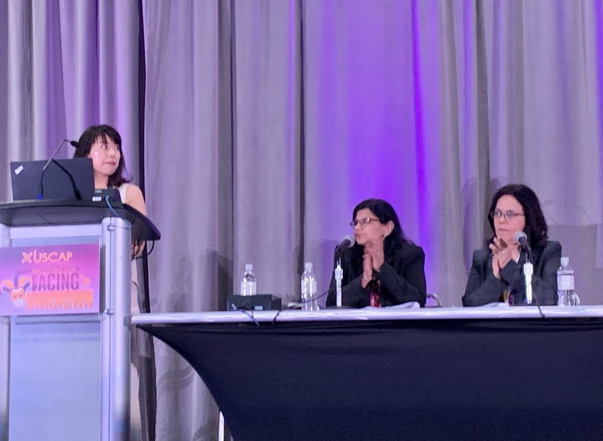Great experience sharing the moderator role with Monika Vyas @Mvgs1706 at the Pancreas, Gallbladder and extrahepatic biliary tree platform session at USCAP #USCAP2023 #USCAP23 #umiamipathology