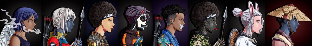 <a href="/kiraicnft/">Kirai</a> Some of my crew. So many traits with such careful detail.