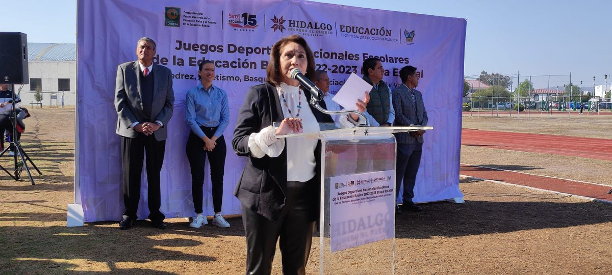 BasicaSEPH's tweet photo. Inauguran los Juegos Deportivos Escolares de la Educación Básica, etapa estatal, organizados por la #SEPH, a través de la #SubsecretaríadeEducaciónBásica con la #DGEB y la Subdirección de Educación Física.
@natycastrejonv
#PrimeroLaEducación
#CONDEBA https://t.co/U9AdzxdzB2