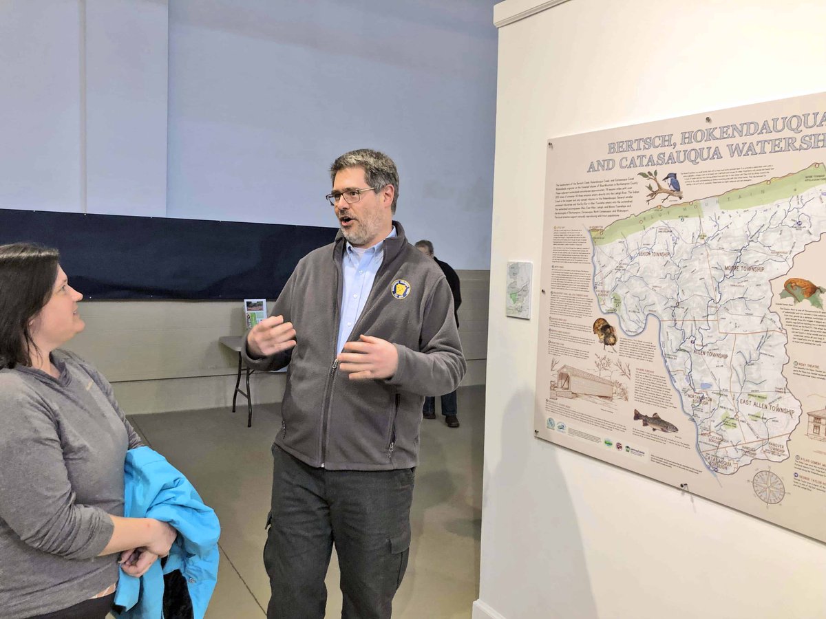 The #PAGeologicalSurvey contributed to a free exhibit open through the end of March at @NNCEaston highlighting the history, geology, and ecology of the Lehigh Valley region. Maps bring the landscape’s historical and natural features to life ➡️ bit.ly/42dpGh6 #PAGeology