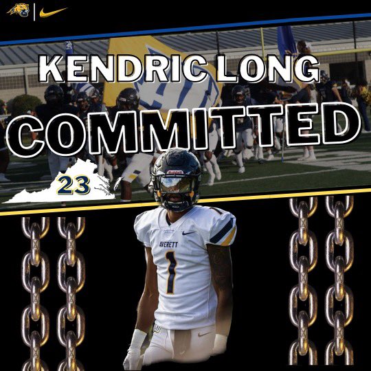 Kendric Long (@kendriclong) on Twitter photo Blessed to be able to play at the next level!! #commited <a href="/AverettFootball/">Averett Football</a> <a href="/coachphenry/">Coach-Patrick Henry</a> Blessed to be able to play at the next level!! #commited <a href="/AverettFootball/">Averett Football</a> <a href="/coachphenry/">Coach-Patrick Henry</a>