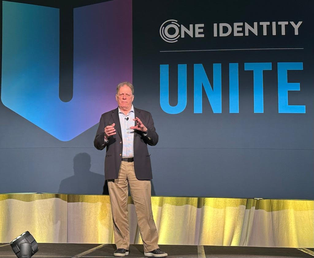 Thank you Sheema Begum and Chuck Mance of 
<a href="/GWtweets/">GW University</a> for sharing your journey to #IGA with us and what your identity strategy looks like for the future at #OneIdentityUNITE. 

#customersuccess