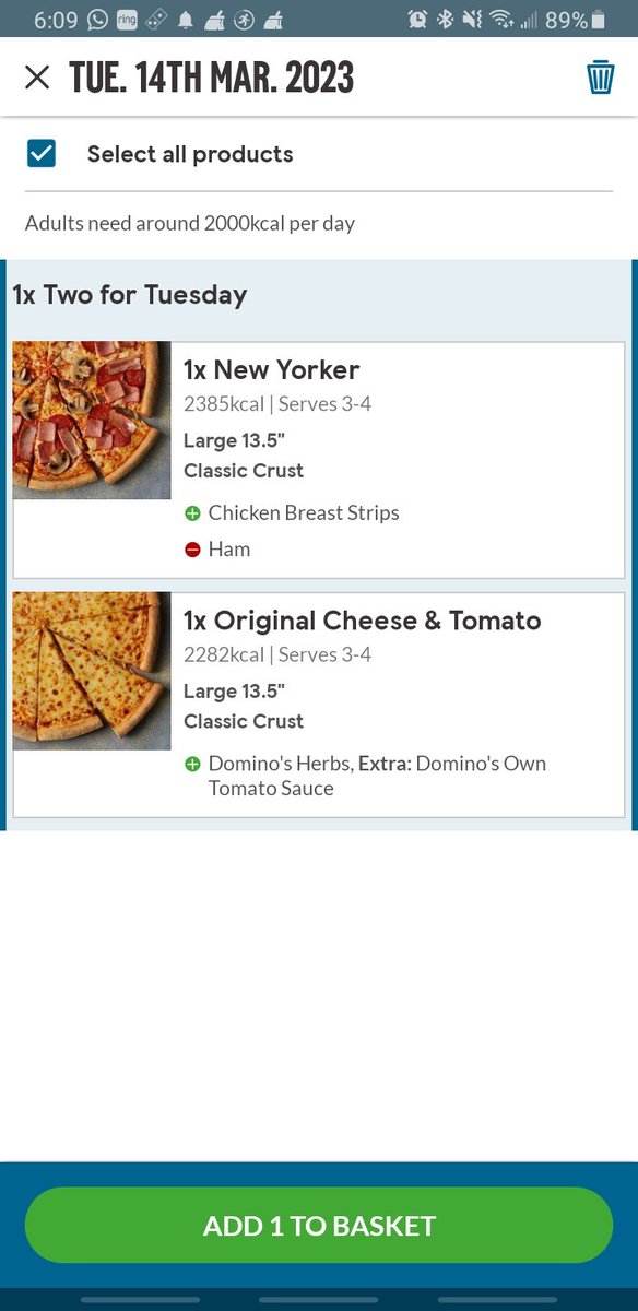 letsmakesteak's tweet photo. @Dominos_UK the ham wasn't switched out. I had to prove to my hubs I did order it. What's happening? https://t.co/7BOJLDGDsf