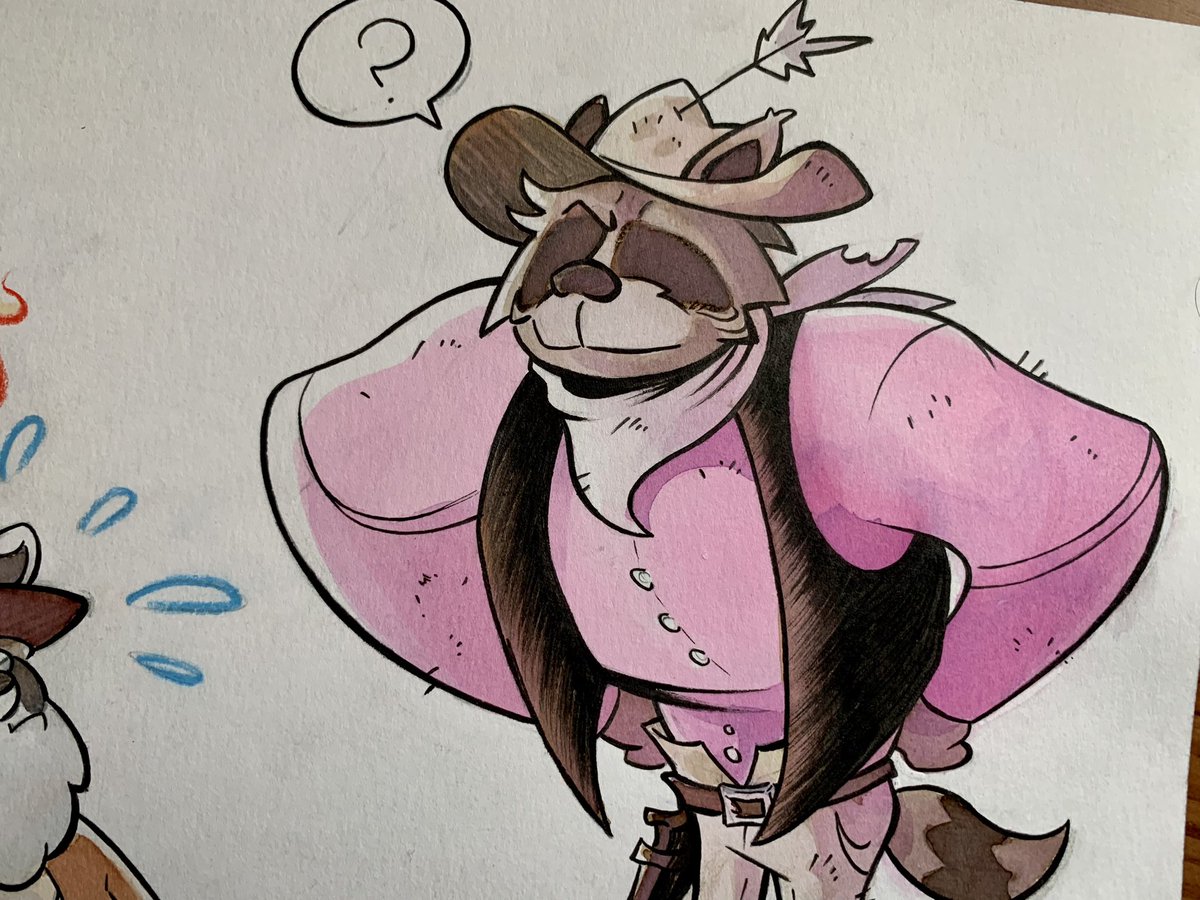 _alex_universe's tweet photo. May I introduce you to the bounty-killer Gonzalo Raccoonzolo, the banker Marleno Raccunotti and the bandit Rack Fero Tenaglia Er Pistola JR! 🦝⭐️
#cartooncharacterdesign #visualdevelopment #comicartist #fumettista https://t.co/MGCJ8FtfaQ