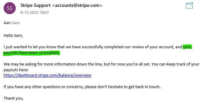 People ask me how I scale with Stripe, if my accounts get blocked, I just send them a few emails and get my funds released.

Get my templates too. 👇

Just RT, like and comment "SEND" and I'll send them over.

(must be following)