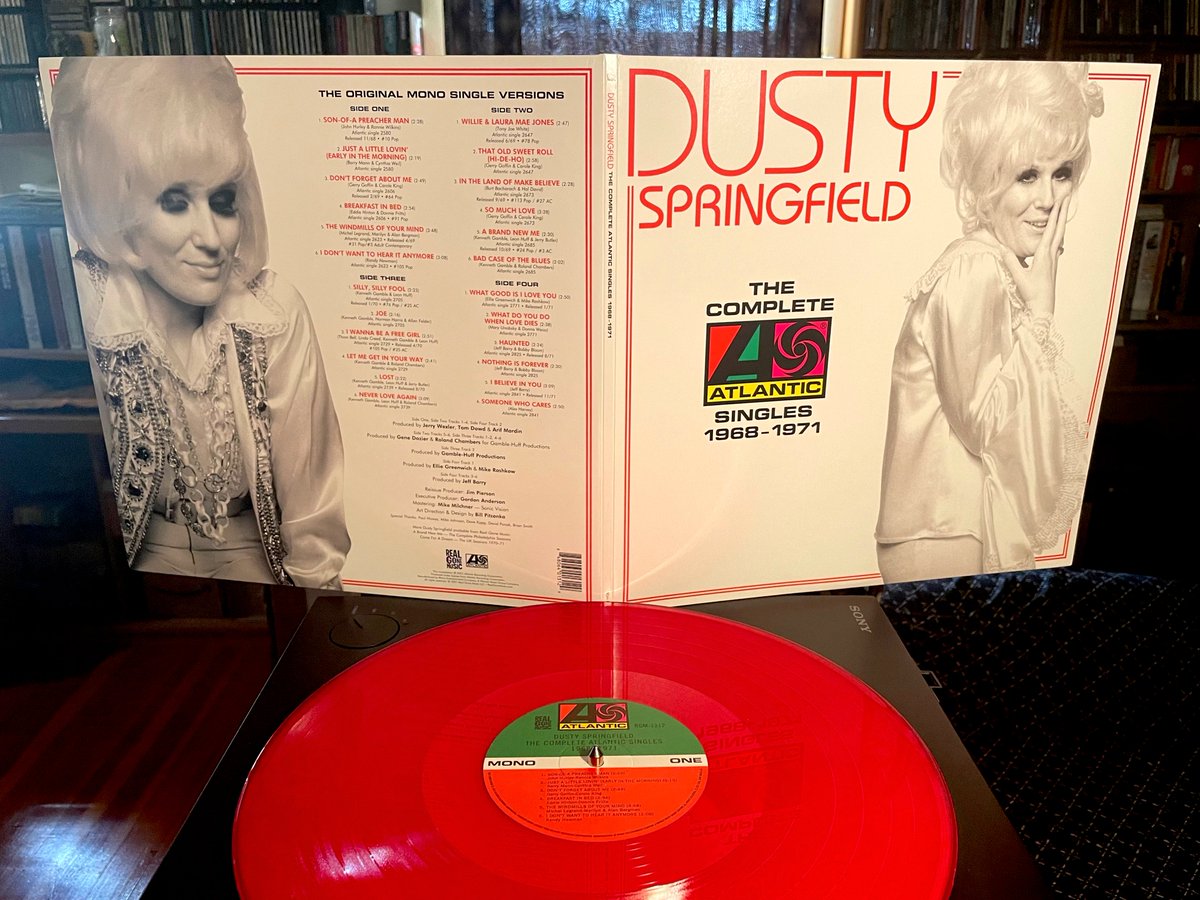 cultdung's tweet photo. DUSTY SPRINGFIELD • THE COMPLETE ATLANTIC SINGLES 1968-1971
(@realgonemusic, 2021) A & B-sides of blue-eyed soul from the British singer. 2xLP ruby red #vinylrecords #RSDDrops #WomenWhoRock #RockSolidAlbumADay2023 073/365
"I Don't Want To Hear It Anymore" https://t.co/AWtDtQj07S https://t.co/Pzq0JzO2VJ