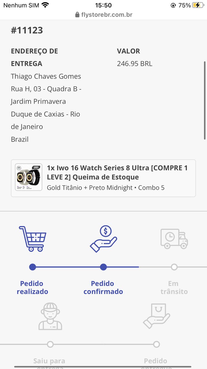 ThiagoCh4veS's tweet photo. Galera, NAO comprem com eles… comprei faz um mês e meu pedido sequer saiu pa rota, entro em contato pelo zap e mandam contatar por e-mail, no qual não respondem, e o número do zap deles se quer chama na ligação notam ! https://t.co/IQK0TyFoAf