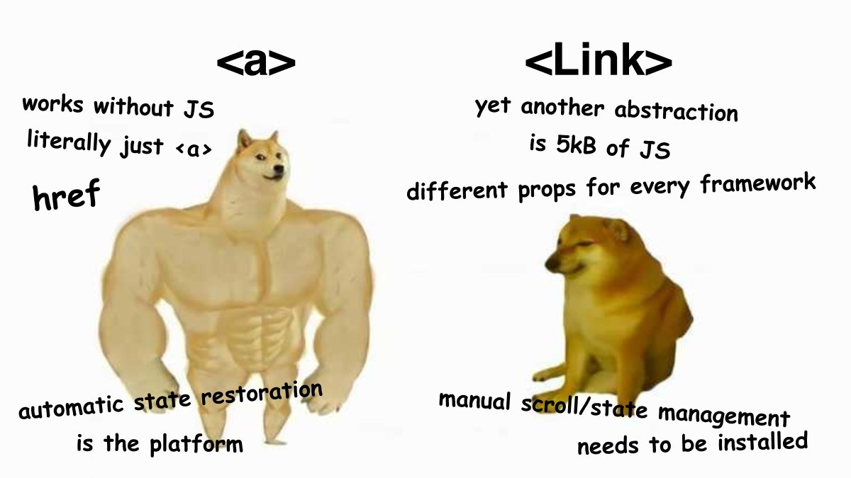 💪 MPA navigation is good, actually