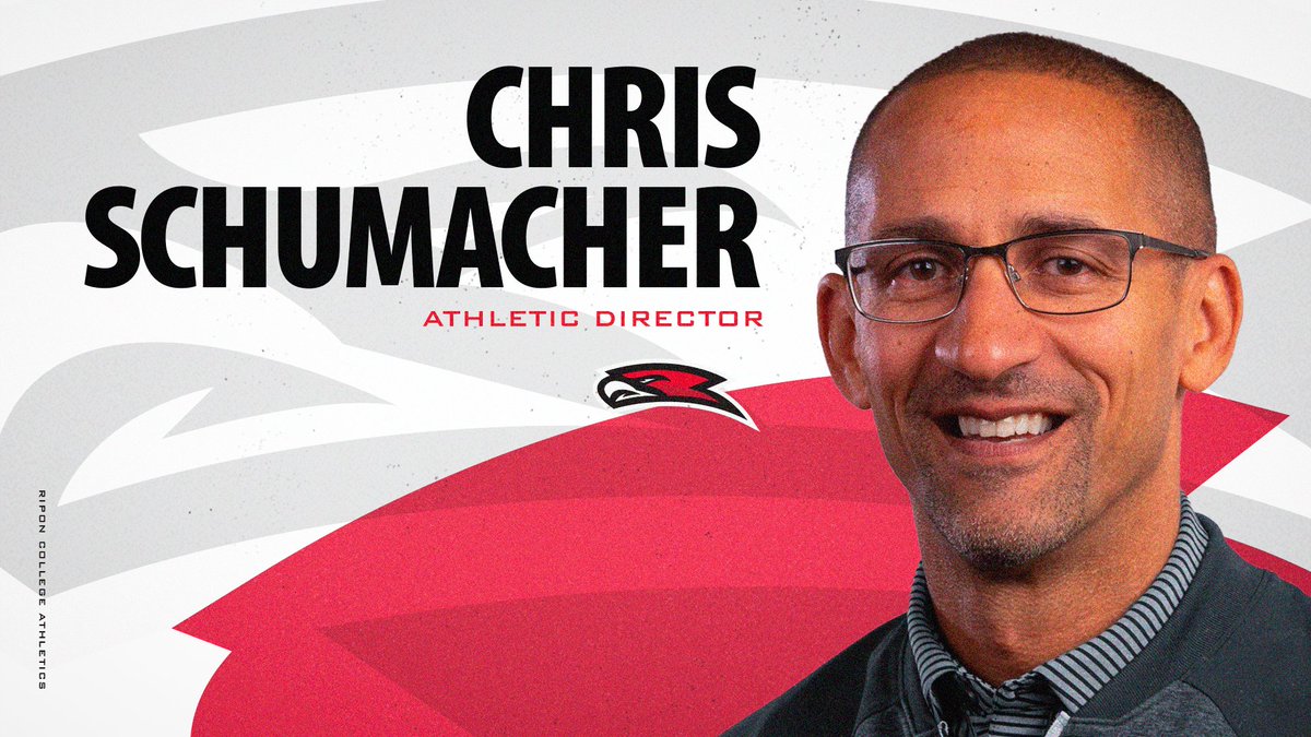 RiponRedHawks's tweet photo. Chris Schumacher has been tabbed as the next director of Red Hawks athletics.

Read more at: https://t.co/XQ9AVOJD3W https://t.co/NmJgbM7tdx