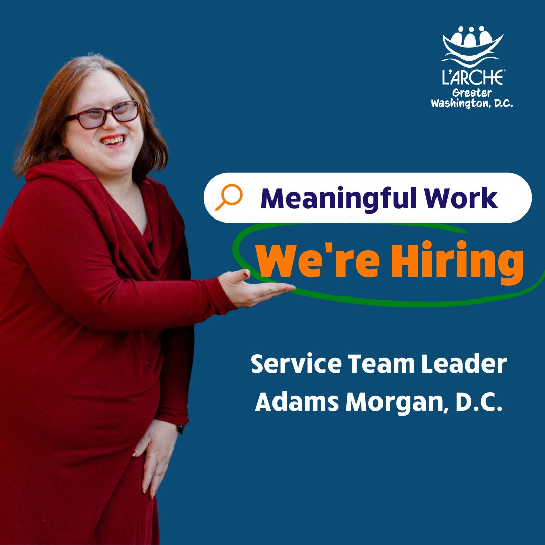 larchegwdc's tweet photo. Hey y'all! We are looking for a D.C. Service Team Leader (Adams Morgan) to support our two homes of adults with intellectual disabilities and the assistants who support them.  Learn more and apply at: https://t.co/VK9nrRGwuU https://t.co/wuBYXVZ7sC
