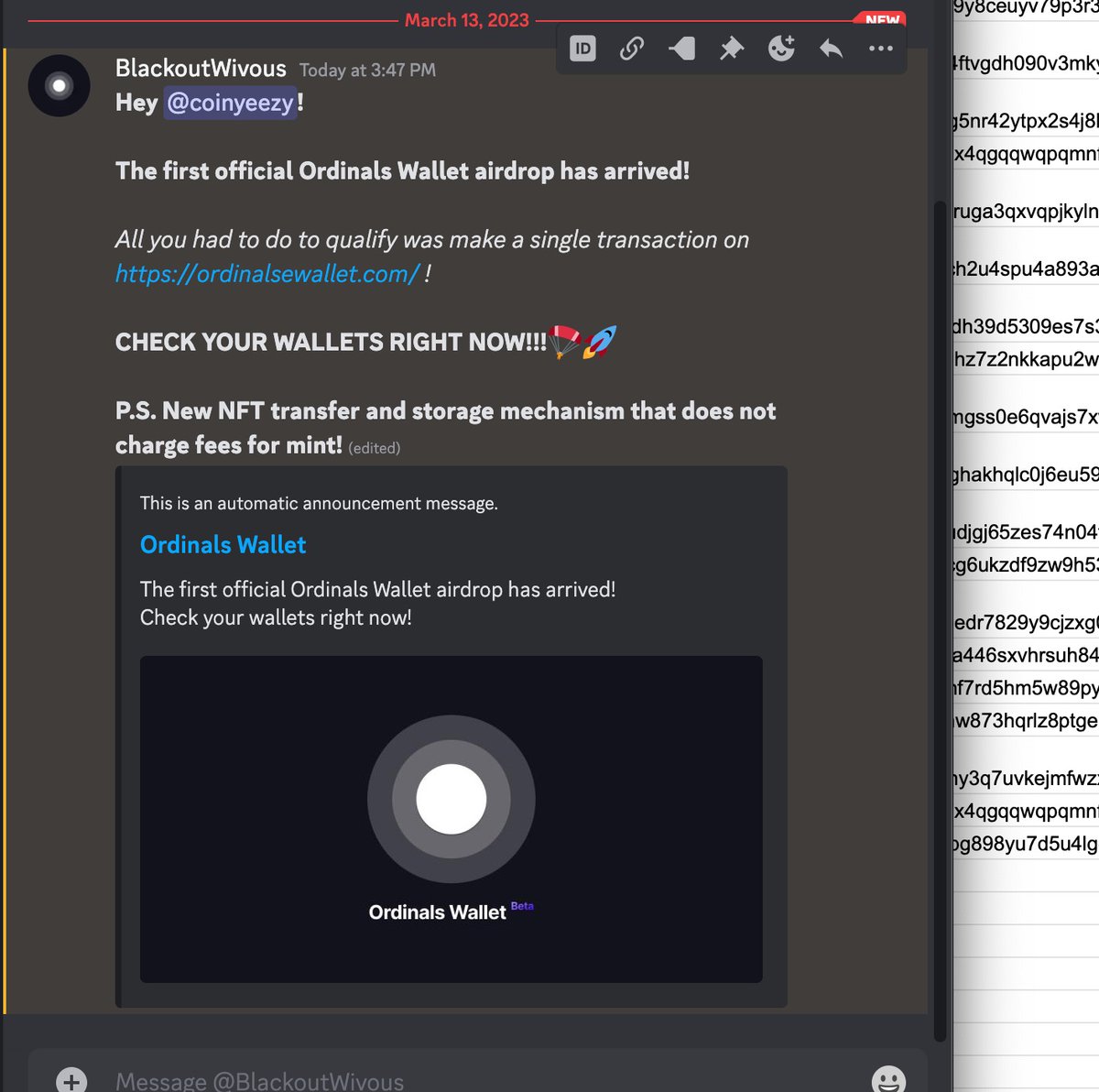 Ordinals Wallet tweet media