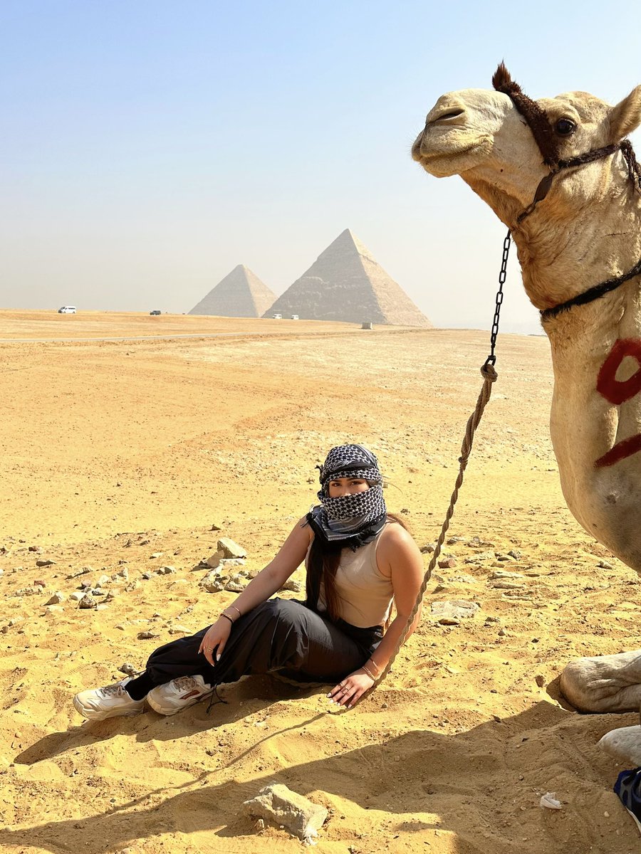 RuthTovarTX's tweet photo. Egypt Recap 🇪🇬 

✅ Saw the Great Pyramids
✅ Visited 4 historic temples
✅ Went snorkeling in the Red Sea 
✅ Rode ATV’s &amp; camels in the Sahara Desert
✅ Sailed the Nile River
✅ Shopped in Egyptian Markets

What a dream come true. Seriously the trip of a lifetime 🥹 https://t.co/vaIsKuNPtU