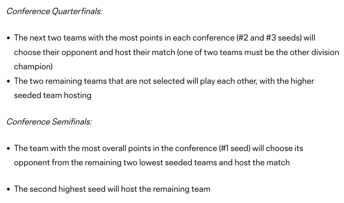 tombogert's tweet photo. MLS Next Pro announced its schedule... and some new rules.

1. Higher seed picks their opponents in the first two rounds of the playoffs (!!!)

2. "Timed Substitution Rule". A player exiting the game has 10 seconds to get off. If not, his team plays a man down for one minute https://t.co/8e3KfWrxET
