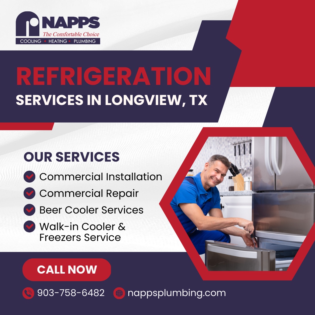 Want us to install your commercial refrigeration system in Longview, TX? Contact us today!