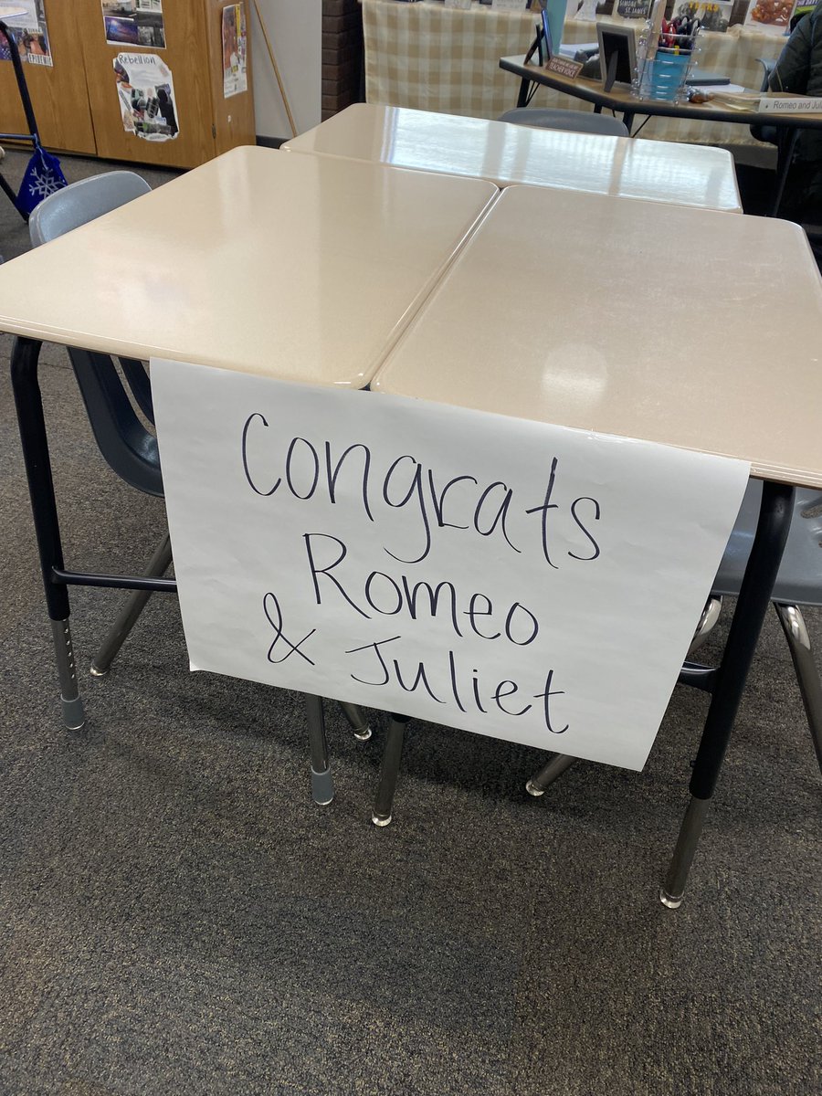 IVC321LC's tweet photo. Celebrated the marriage of Romeo &amp; Juliet with a wedding reception today! https://t.co/dle0yVFcJP