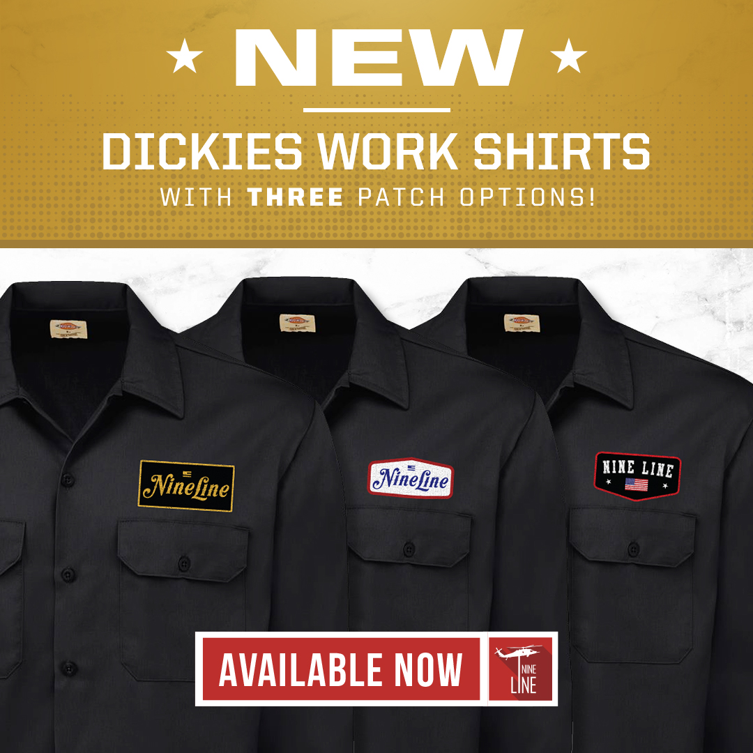 NineLineApparel's tweet photo. Check out our new Dickies Work Shirts!
Nine Line has a little something for everyone.
Shop these new work shirts here: https://t.co/eoeCBLcw8y
#ninelineapparel #workshirts # #dickies #dickiesworkshirts #newproducts #patches #veteranowned #patrioticapparel https://t.co/lh3omb3bv2