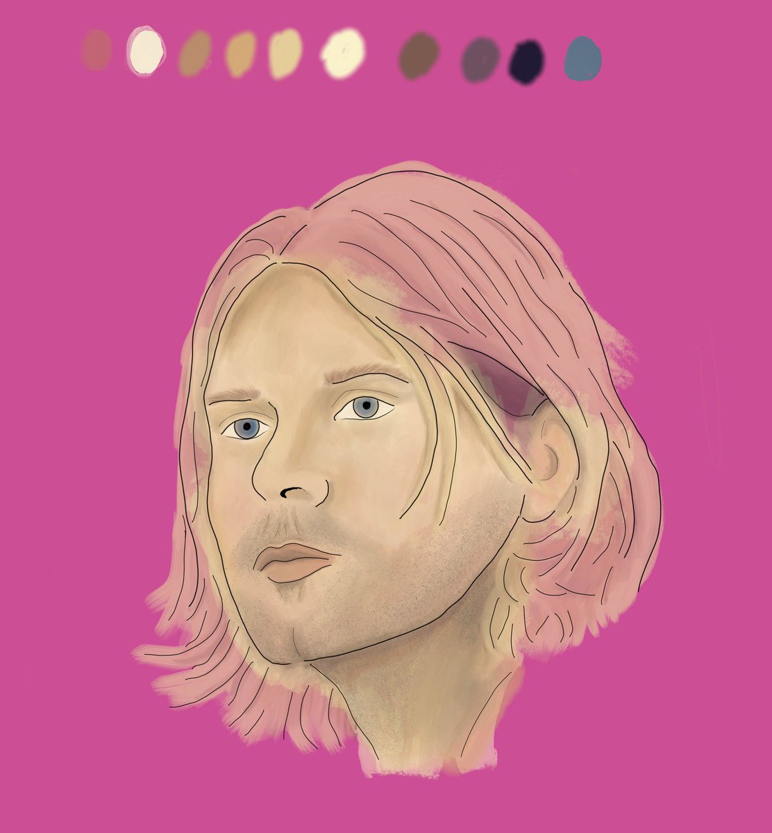 DigiiDoodles's tweet photo. #ArtworkProgress 🌱

Kurt - 07/21
Greentea - 03/22

Ay, wild to look back on. This Cobian nightmare fuel was the very first digital portrait I ever made getting my tablet that June. 

Let's keep it going 🙌🏻
@Loomstride @gabbywoodx @CodyABanks @TIBoine @remoir86 @JLMTregoning https://t.co/j71iX80yeD