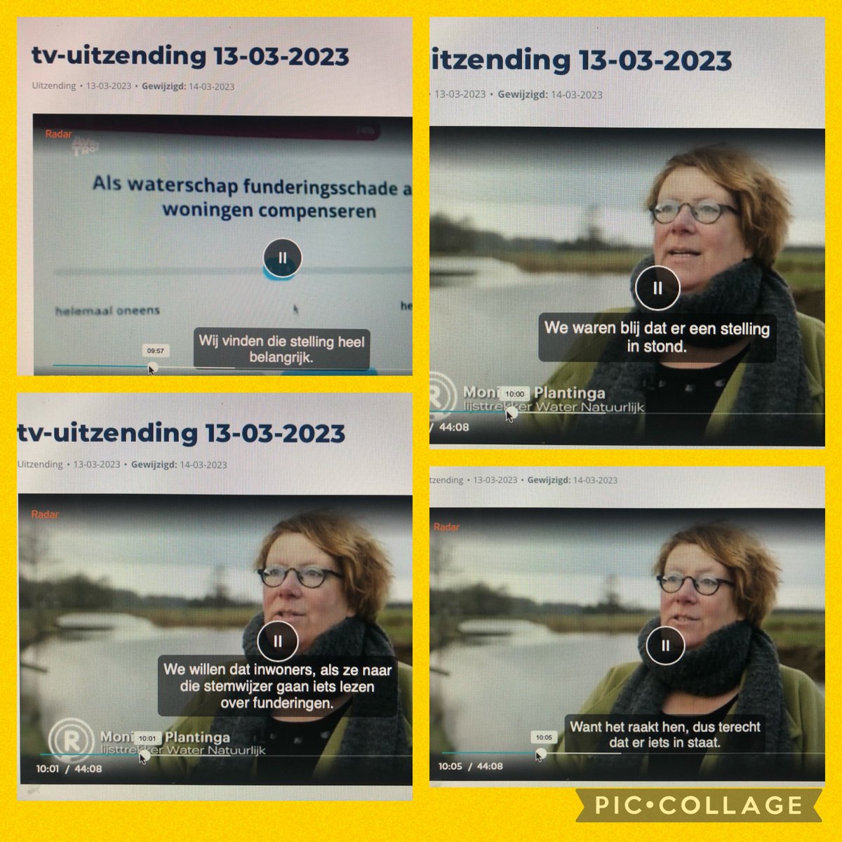 Verdrogende veenweiden, te lage waterpeilen en schade aan funderingen ..... Gisteravond een goed item hierover in het programma Radar, waar ik ook een bijdrage aan mocht leveren. 
radar.avrotros.nl/uitzendingen/g…
#waterschapsverkiezingen
#stemwaternatuurlijk