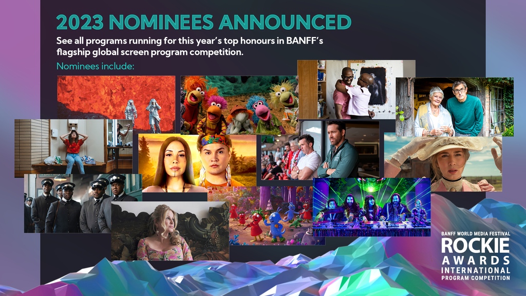 🎉 CONGRATULATIONS to the #BANFFMediaFestival #RockieAwards International Program Competition Nominees 
🏆️ 141  Nominees  🌎️ 45+ Countries 📺️ 27 Categories. Visit rockies.playbackonline.ca to check out the full list of Rockie Awards nominees.