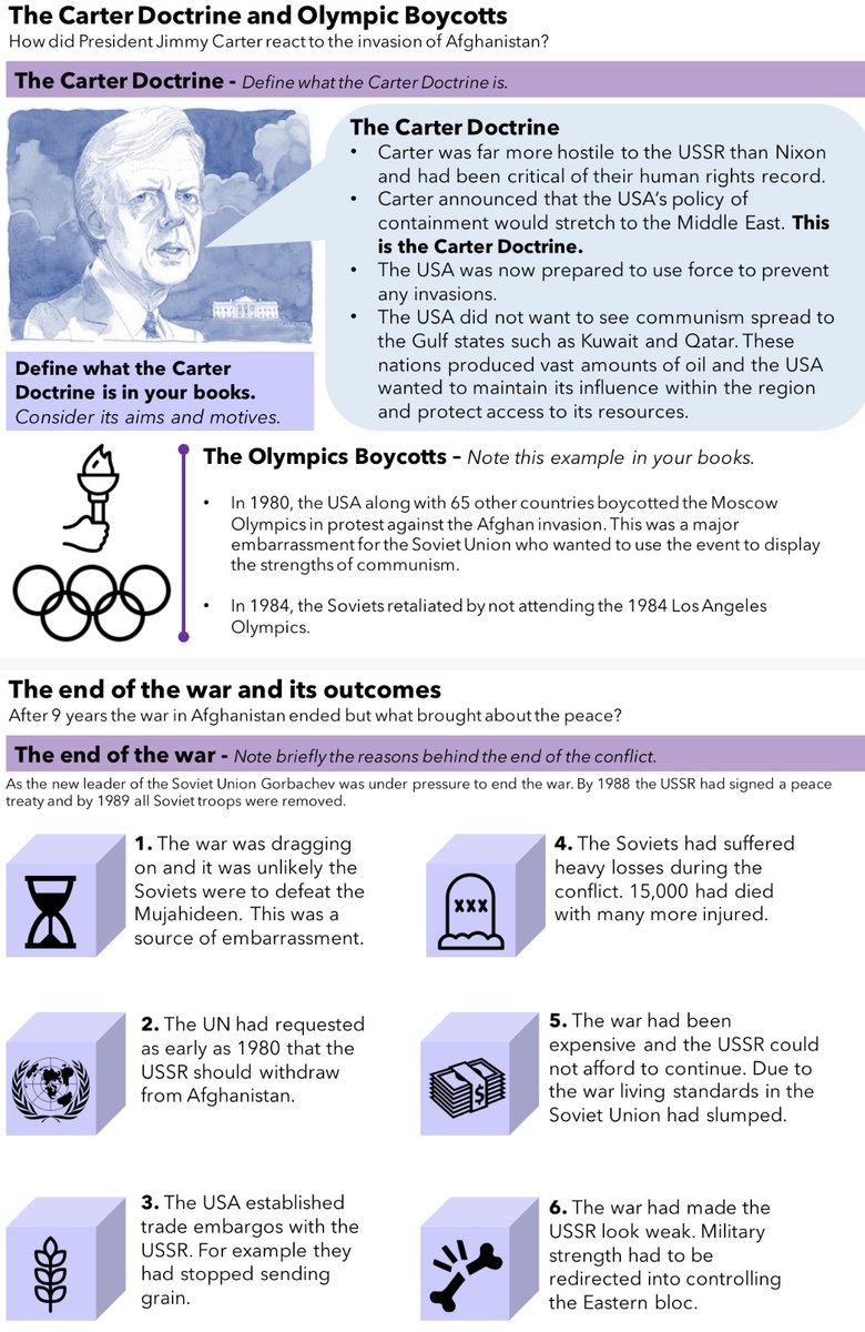 mrfitzhist's tweet photo. Still working on squeezing content into as little time as possible. I’ve tried to distil information across a ‘double slide’ with a connected loom recording to give students a snapshot of key Cold War flashpoints. Both introducing and consolidating knowledge. #historyteacher https://t.co/5wgwh0odbr