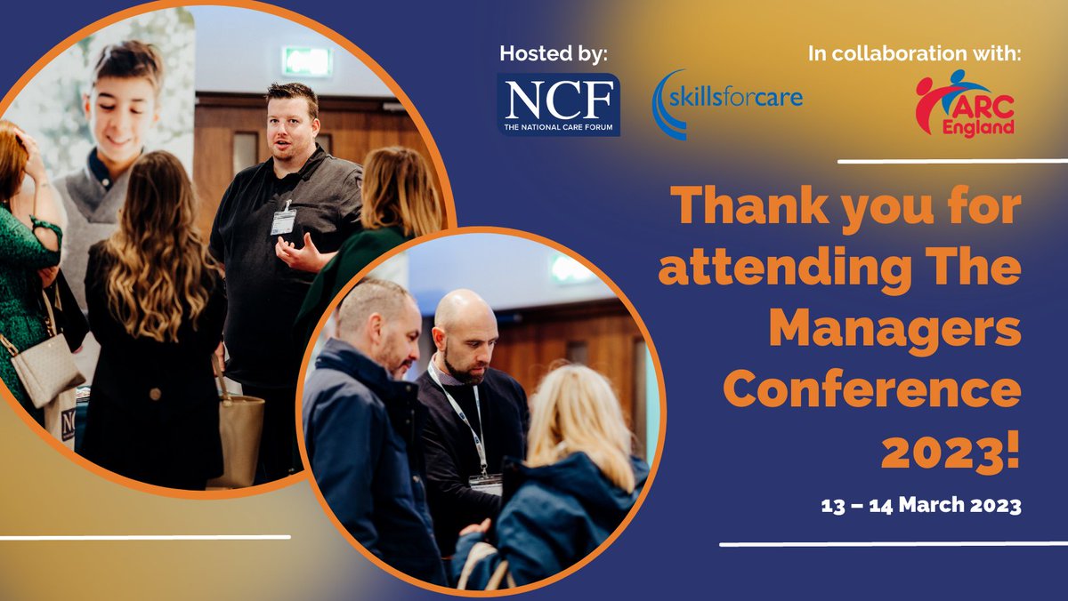 NCFCareForum's tweet photo. The second day of The Managers Conference is going well. Excited to see you there!

@skillsforcare @ARCEngland @vicrayner @oonaghsmyth https://t.co/ZcohU2MZZf