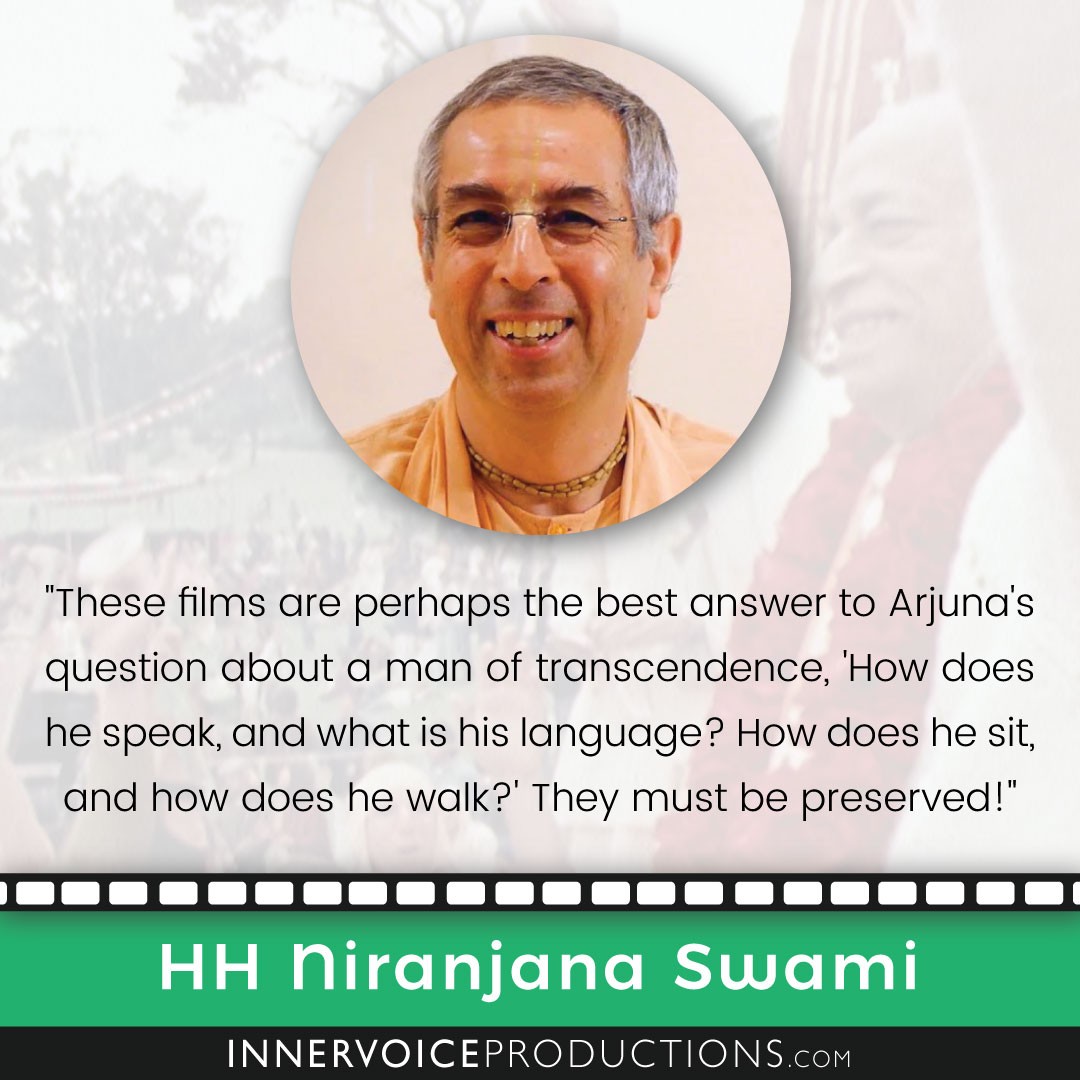 harekrishnafilm's tweet photo. Support Srila Prabhupada's Film Restoration Project Today! 🙏

https://t.co/PTNGsSF6mK 👈

niranjana_swami_maharaj 
niranjana.swami 
niranjana_swami https://t.co/zyb5XJ6oma