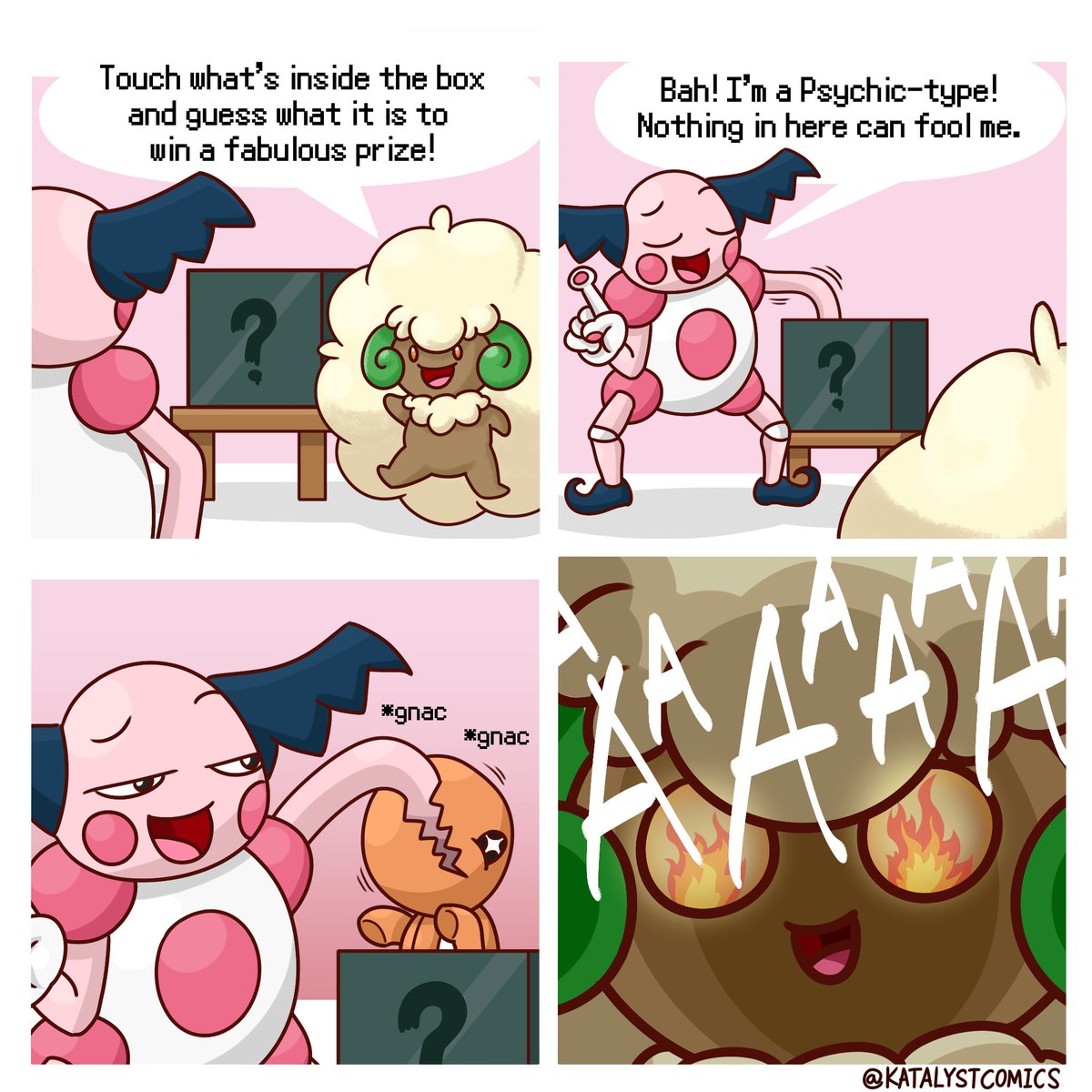 We do be prankin' sometimes. #pokemon #comic #comics

Muk Jones Therapist Panels: 
instagram.com/p/ChpOeTcoXn_/