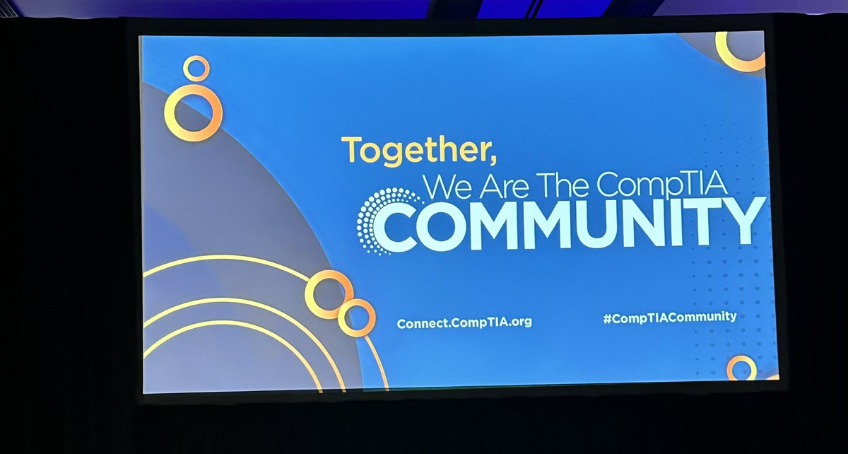 ChannelMktMC's tweet photo. #CompTIACCF is full force! Together we are the #CompTIACommunity @CompTIAConnect @comptiaspark @CompTIA https://t.co/xb7x3ULk96