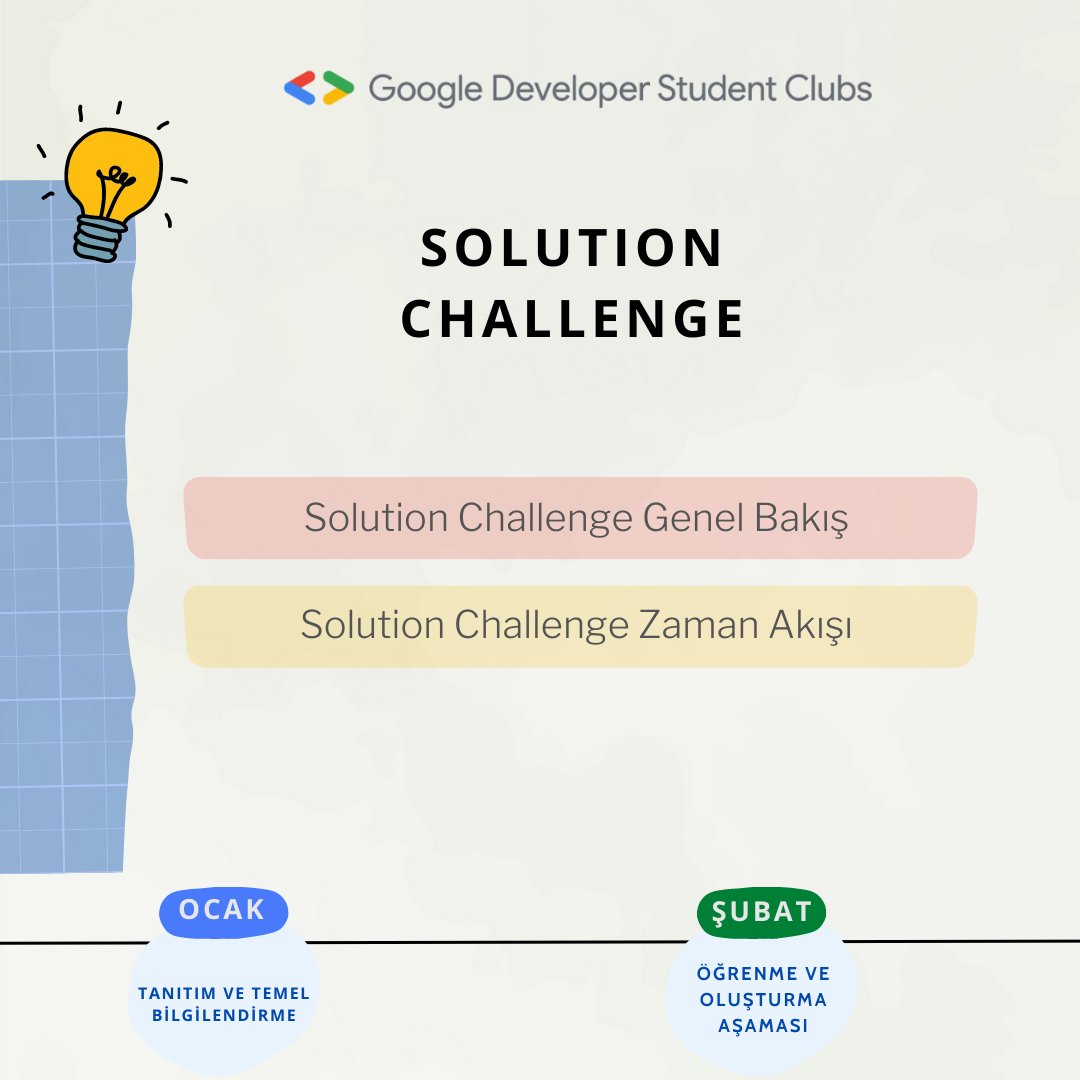 gdsccumhuriyet's tweet image. Solution Challenge Birleşmiş Milletler’in 17 Sürdürülebilir Kalkınma Hedefleri’ne yönelik, Google teknolojileri kullanarak çözüm üretmeyi amaçlamaktadır. 🌳
Solution Challenge kayıtları açıldı. Genel bakış ve zaman akışı için postu inceleyebilirsin. 💫
#gdsc #solutionchallenge