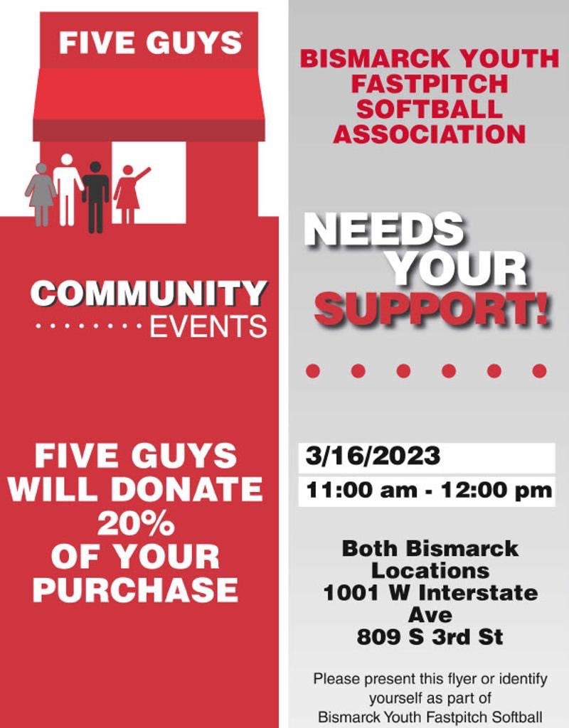 bisfastpitch's tweet photo. Join us for lunch on THURSDAY! Make sure to mention Bismarck Fastpitch! https://t.co/hzZZ0WaS7N