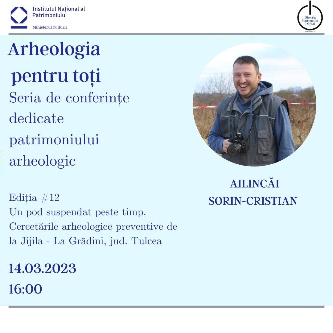 daria_pirvu's tweet image. Seria 𝐀𝐫𝐡𝐞𝐨𝐥𝐨𝐠𝐢𝐚 𝐩𝐞𝐧𝐭𝐫𝐮 𝐭𝐨𝐭̦𝐢, o inițiativă a Direcției Patrimoniu Digital #cIMeC @PatrimoniuRO 
A 12a ediție aduce în prim-plan rezultatele cercetărilor arhelogice preventive de la Jijila - 𝐋𝐚 𝐆𝐫𝐚̆𝐝𝐢𝐧𝐢 din județul Tulcea
#patrimoniuarheologic