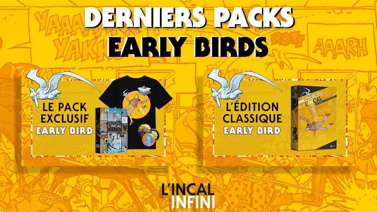 IncalInfini's tweet photo. Il ne reste plus beaucoup de packs Early Birds de L'Incal Infini ✨🔺
Si vous vouliez profiter de notre adaptation ludique de #LIncal à prix réduit, c'est chose encore possible (mais plus pour très longtemps) par ici 👉 https://t.co/3zvGxz2S4U https://t.co/56hkumoqJo