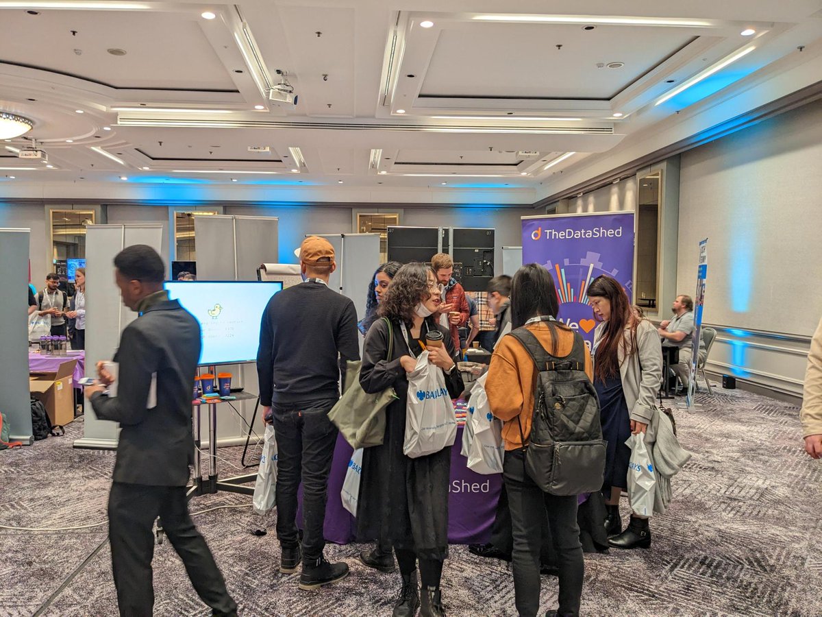 TheDataShed's tweet image. Fantastic to see a full house at Data Talent today! 
 
Make sure to swing by our Data Shed stand (# 15) or pop into our workshop, “From A to B to C to D [ata] E [ngineering]” at 15:15 whilst you’re here. 

#DataTalent #TheDataLab #Glasgow #DataEngineering #DataCareers