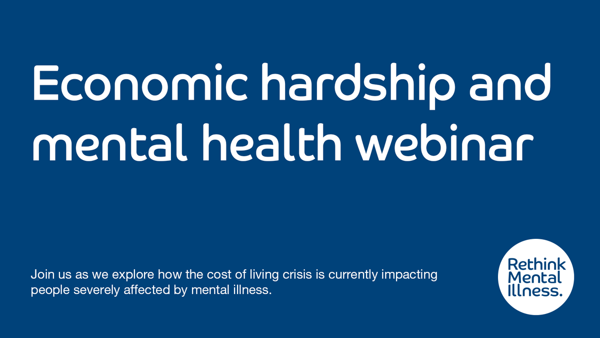 Rethink_'s tweet photo. 💬 Join us on Friday 24 March as we explore how economic inequalities are currently impacting people living with mental illness and what can be done to help.

⏰ Webinar runs 1-2pm.

Sign up for free 👉 https://t.co/bQxULk9QeB https://t.co/UTKFNxivJr