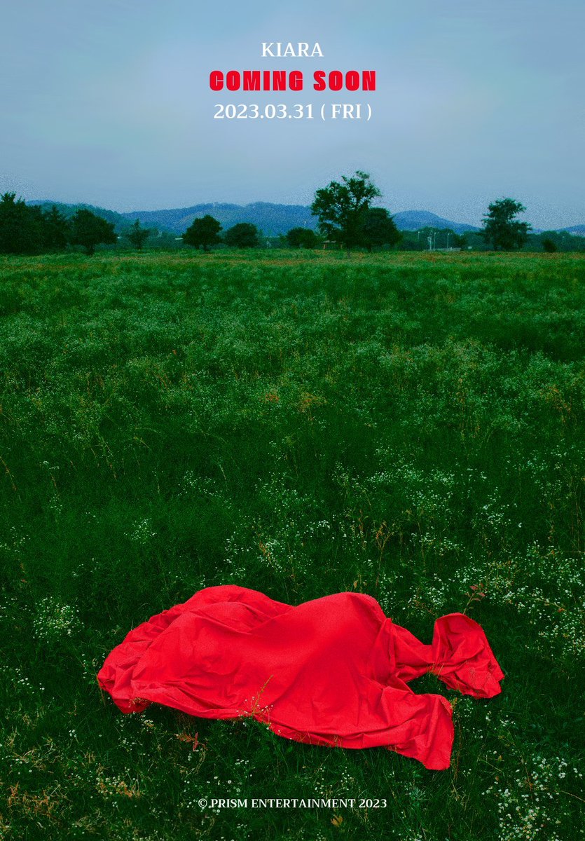 ⠀ ⠀⠀
[ KIARA ] 

COMING SOON 
2023.03.31 ( FRI )
⠀ ⠀⠀