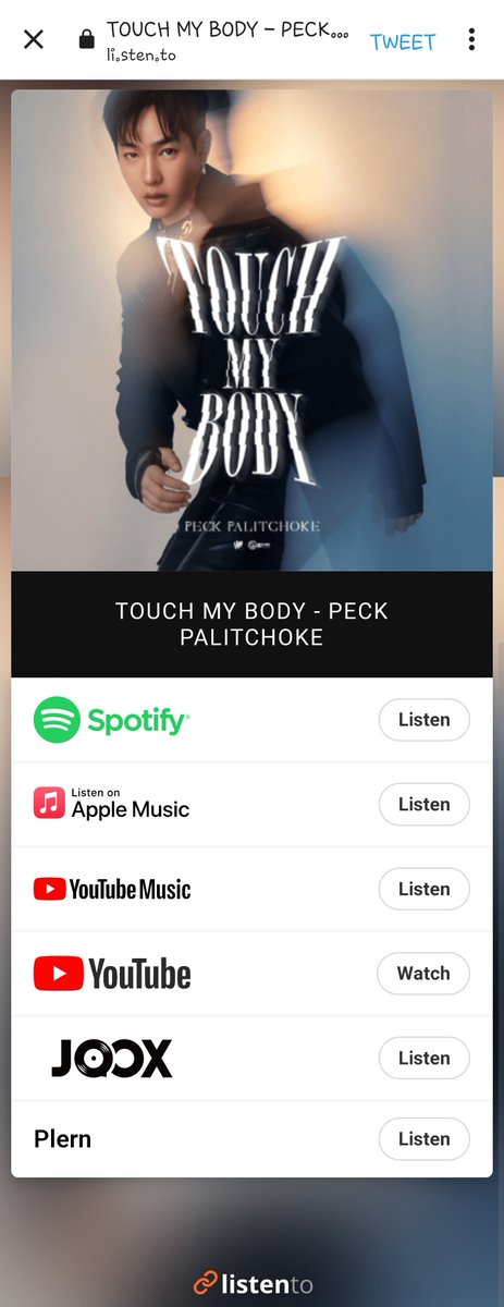 M_PFCindy's tweet photo. ลิงก์ของคิมคือ ดีงามมมมม ปรบมือออ👏🏻

🎧 ฟังได้แล้ววันนี้ทุก Music Streaming Platforms
https://t.co/IQusTeQcy5

@peckpalit 
#TouchMyBodyMV
#TouchMyBody 
#ทัชมายบอดี้
#เป๊กผลิตโชค 
#PeckPaLitchoke https://t.co/6AdWhLtTsb