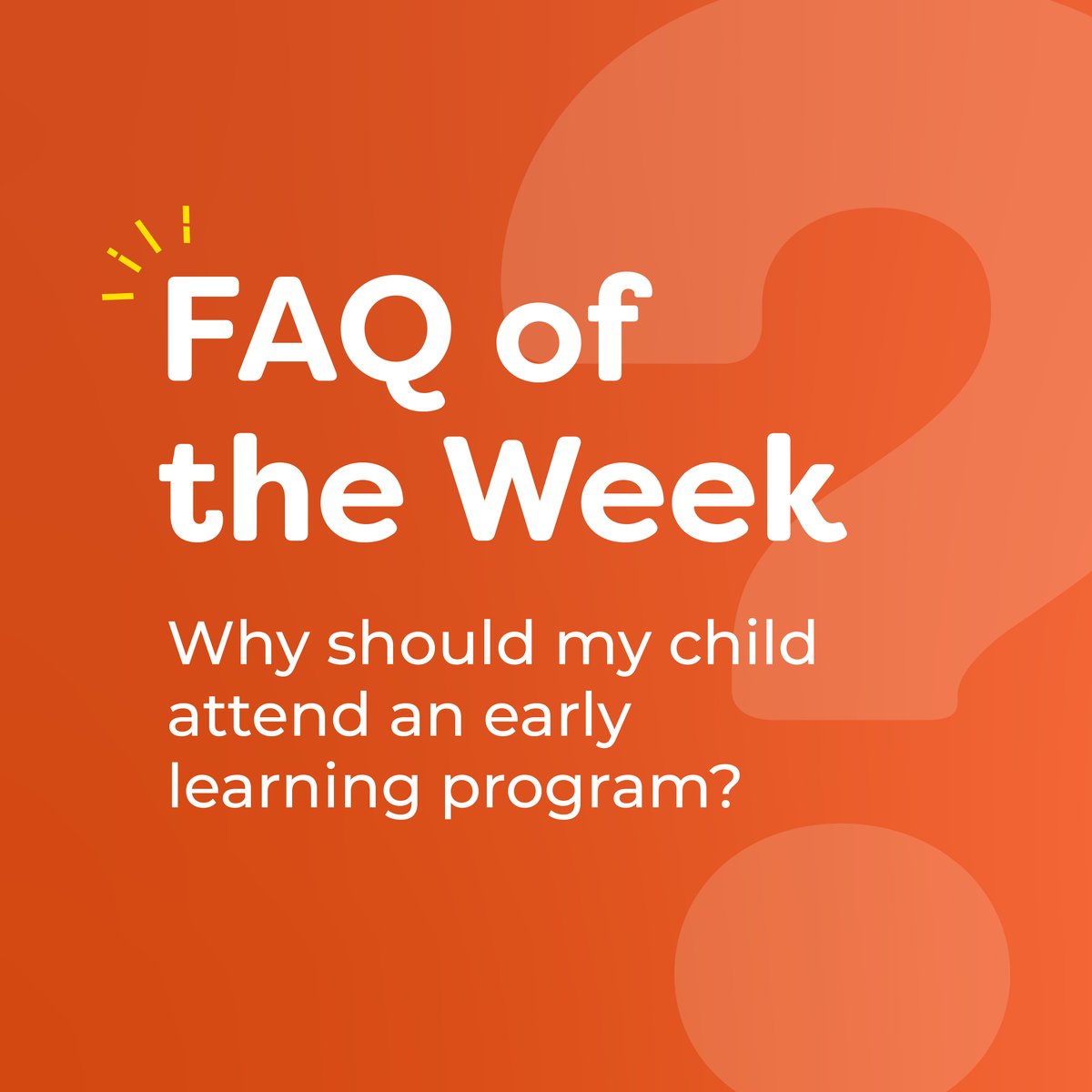 ChicagoLearning's tweet image. Enrolling your child in early learning has more benefits than you may be aware of!
.
.
#ChicagoEarlyLearning #earlychildhoodeducation #playideas #earlylearningtips #earlylearningtools #preschool #chicagopublicschools