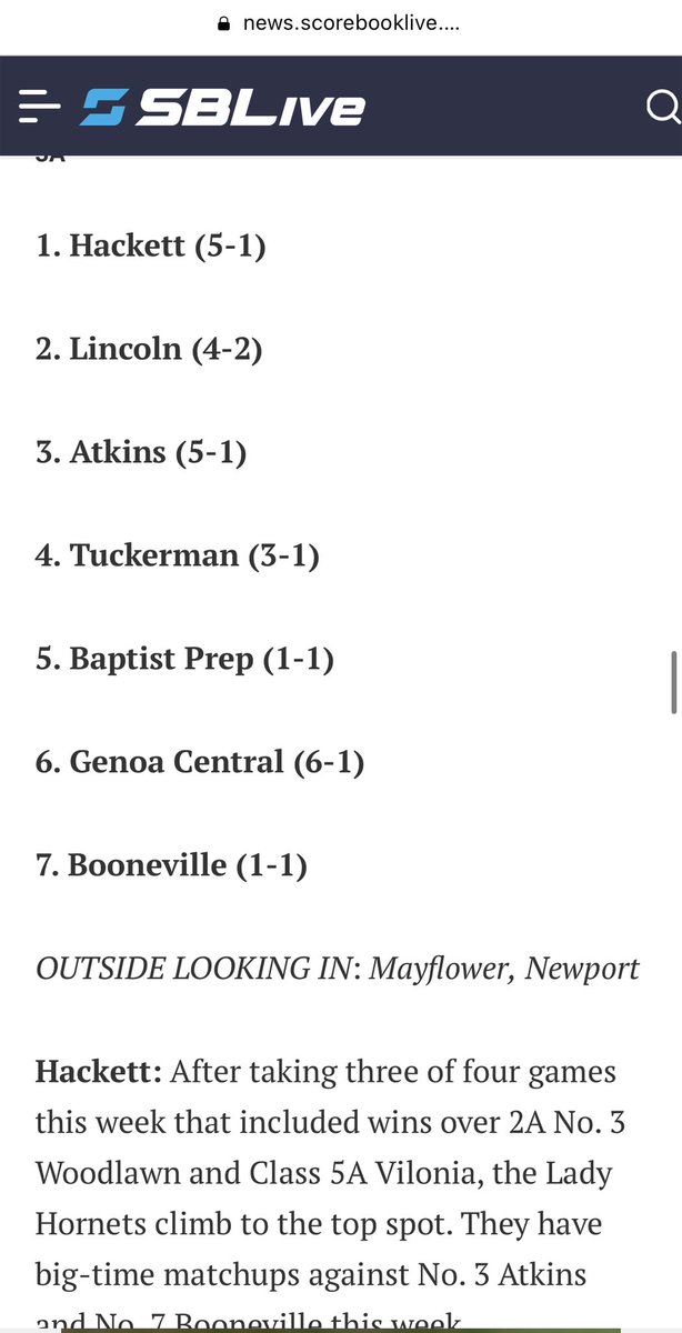 Hackett Lady Hornets Softball (@hackett_sb) on Twitter photo Awesome start!! Thanks <a href="/SBLiveARK/">Arkansas High School On SI</a>! <a href="/makenzie_f2/">Makenzie Freeman</a> <a href="/taylor24077949/">taylor</a> <a href="/AlonaRothwell/">Alona Rothwell VB</a> <a href="/lilly_oxford/">Lilly Oxford</a> <a href="/Michaelyn_1/">Michaelyn Freeman</a> <a href="/olivia_bouse/">Olivia Bouse</a> #hornetpride Awesome start!! Thanks <a href="/SBLiveARK/">Arkansas High School On SI</a>! <a href="/makenzie_f2/">Makenzie Freeman</a> <a href="/taylor24077949/">taylor</a> <a href="/AlonaRothwell/">Alona Rothwell VB</a> <a href="/lilly_oxford/">Lilly Oxford</a> <a href="/Michaelyn_1/">Michaelyn Freeman</a> <a href="/olivia_bouse/">Olivia Bouse</a> #hornetpride