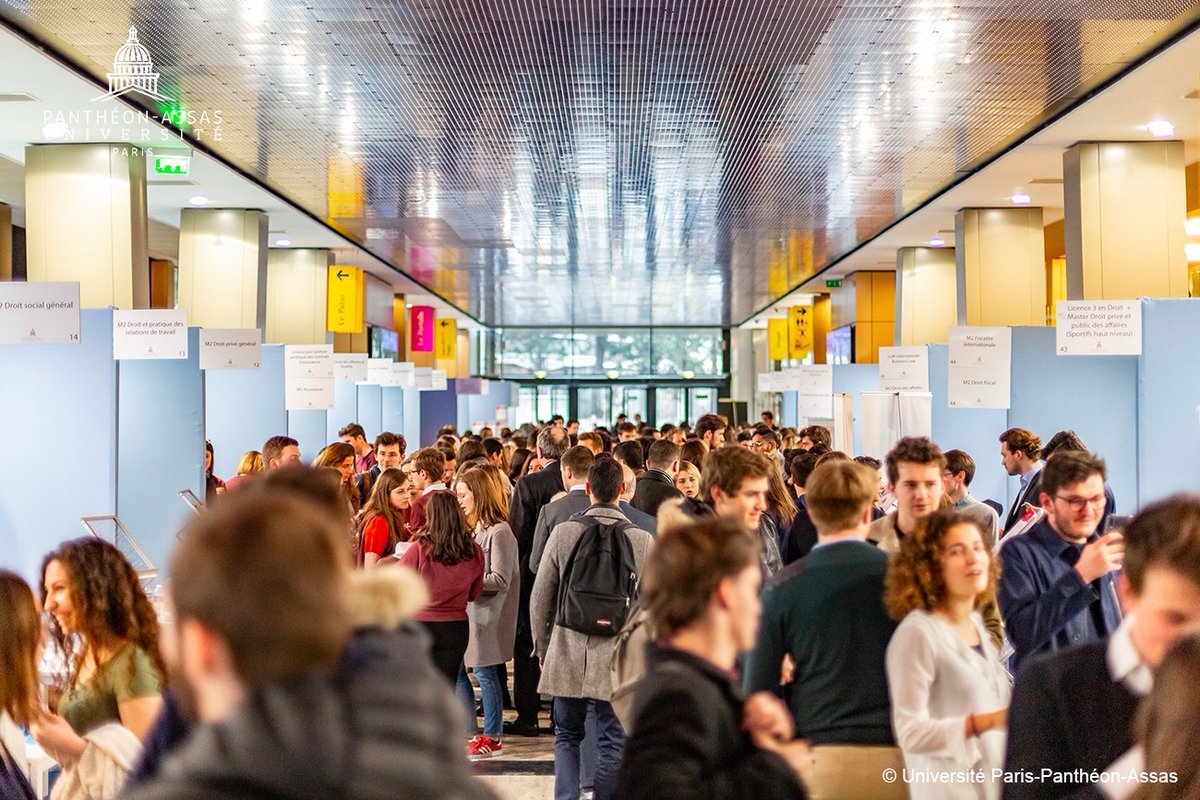 AssasUniversite's tweet image. J-1 📢 Venez découvrir l’offre de formation en masters d'@AssasUniversite lors du Forum des formations !
🗓️15 et 16/03
⏰10h à 18h
📍Centre Assas
Rendez-vous nombreux 👉forum-formations.u-paris2.fr
#AssasUniv #FormationAssas @isit @Efrei_Paris @cfjparis @Ecole_W